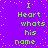 Pixelated green text on purple background with pink speckles, repeating 'I Heart whats his name' in two