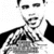 Black-and-white pixelated image of a person in a collared shirt with hands clasped near the chest, displayed in a with visible pixelation and grayscale tones