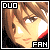 Pixelated anime-style character with brown hair and red collar, displaying sequential eye movements