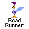Animated contact sheet of Road Runner character in various running poses with