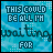 identical blue-tinted square with pixelated text reading "THIS COULD BE ALL I'M waiting FOR" and a subtle wave pattern background
