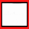 white rectangular with black borders on a red background, each displaying text that changes across frames to emphasize 'SCREAMING' with red lettering
