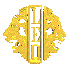 Animated sequence of a golden, pixelated, abstract shape with vertical rectangular cutouts, rotating and shifting