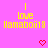 Yellow pixelated text on pink background with red heart symbols, displaying 'I love llamaboi19' in two identical side-by-side arrangements.