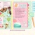 A static pixelated image shows a pastel-colored scene with abstract shapes and soft hues including pink, green, blue, and brown.