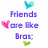 Pixelated text and heart icons on white background with gray rectangle at bottom right.