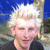 A person with light-colored hair appears in showing background and facial expression changes, with text labels 'pug' and 'jelly' visible below