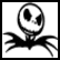 A 2x2 contact sheet of four black-and-white and red animated frames featuring a cartoon character with large eyes, bat-like wings, and text elements.