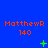 Blue background with repeated orange text "MatthewR 140" and green plus or cross symbols in a