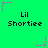Green background with repeated 'Lil Shortiee' text and pink star animations in four corners.