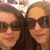 Two women pose together in four distinct visual treatments: color with sunglasses, black-and-white close-up, formal attire against pink background, and grayscale side-by-side portrait.