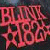 Animated contact sheet showing two frames of a pink text-based icon with stylized lettering on dark background.