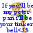 Pixelated image of a character with blonde hair and green clothing, overlaid with blue text reading "If you'll be my Peter pan I'll be your tinker bell<3".