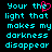 Pixelated cyan text on black background with a pink heart replacing the 'e' in 'the', repeated twice side-by-side.