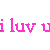 A 4x3 contact sheet of a pink pixelated text animation on gray background, showing sequential frame changes in letter shapes and positions across 12 sampled frames.