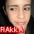 A pixelated close-up of a person's face with long dark hair, showing two slightly different expressions side-by-side.