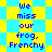 Pixelated text on a blue and yellow checkered background with diamond-shaped patterns.