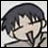 A 48x48 pixel buddy icon featuring a split composition with an anime-style character on the left and stylized text on the right, displayed as part of a contact sheet.