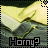 A contact sheet of 24 animated frames showing a repeating pattern of yellow and gray chevron shapes with the text 'Horny?' overlaid on each frame.