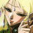 Pixelated anime-style image of a blonde woman with green eyes, hand near face, against light background with black text reading 'AnimeIM' and 'com' in white