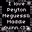 Pixelated text-based icon with repeated phrases and symbols on black background, arranged in four quadrants separated by dotted lines.
