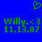 Green pixelated text and symbols on a solid blue background, with two identical side-by-side sections displaying 'Willy.<3' above '11.13.07'.