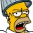 Pixelated cartoon character with yellow skin, blue cap, and open mouth showing red tongue and black interior.