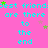 A static image with a bright pink background displaying repeated cyan text and scattered green/pink star shapes.