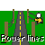 Animated sequence showing a worker in yellow shirt and white helmet on green background with road, power lines, and text.