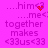 A pink background displays text and symbols with a red heart that changes from solid to pixelated