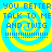 Blue text on a yellow and cyan spiral background reads "YOU BETTER TALK TO ME AND TWIG !!!!!!!!!!!!" in four identical quadrants.