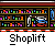 Pixelated animation of a shoplifter character in an orange jumpsuit stealing from a store shelf, with text "Shoplift" below.