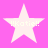 Four light pink stars on a bright pink background, each containing the text "!!Katie!!" in light yellow pixelated font.