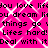 A static image with a bright pink background and white diamond-shaped lattice pattern overlaid with repeated black text phrases.