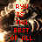 Pixelated image with red text overlay reading 'RYU IS THA BEST OF ALL' on a dark, indistinct background.