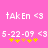 Pixelated text and symbols on a pink background with yellow and orange stars below.