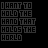 pixelated text icons displaying "I WANT TO HOLD THE HAND THAT HOLDS THE WORLD" in varying cyan and blue hues with animated circular elements