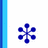 Blue snowflake icon with six rounded ends on white background, accompanied by light blue text reading 'SARAH' and 'GRACE' in pixelated font.