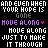 A 3x2 contact sheet of six animated frames showing pixelated text with a pulsing purple heart symbol on the word "MOVE ALONG" against a black background.
