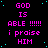A static digital image displays repeated text in bright pink and cyan on a black background with scattered cyan dots.