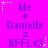 A static image with a bright purple background displays repeated text and symbols in a pattern