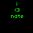 Green pixelated text and symbols on black background with pink rectangular overlays in different positions across frames.