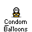 Animated contact sheet of a yellow stick figure character blowing blue balloons with