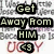 Text-based image with layered words and symbols on a white background, featuring bold black text overlays and red stylized letters.