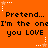 Orange background with repeated text and star-shaped elements in white and orange.