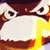 Pixelated static image of a cartoon character with brown hair, large eyes, and yellow clothing against a white background.