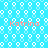 A static image with a repeating pattern of white pixelated shapes on a cyan background, featuring four instances of the text 'Katrina' in pink pixelated font.