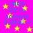Bright pink background with yellow stars and blue text reading "IMAO tht is sooooo FUNNI ~!" repeated in a pattern