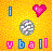 Pixelated icon with yellow-orange background featuring blue vertical bar, pink heart, multicolored sphere, and mixed-color text characters.