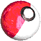Two side-by-side circular icons with red and white halves, each featuring a black-ringed white circle on the right half.